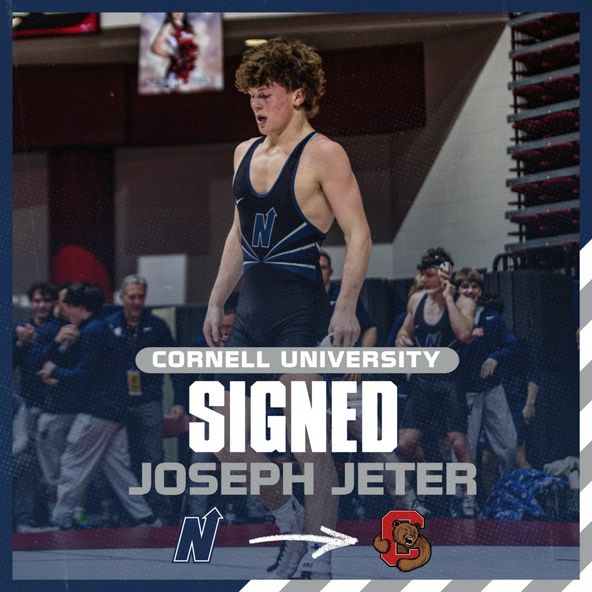 Congrats to @josepehdjeter on signing to wrestle at Cornell University! #HuskyNation @edmondnorthwrestling