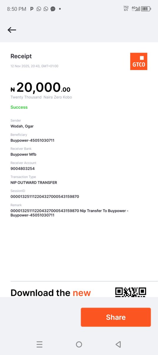 ogar_wodah's tweet photo. Hi @buypowerng @aedcelectricity  I bought this light credit this evening and until this moment, my token has not been generated. Am out of supply right now, please help. Thanks. https://t.co/6DTF1sPcSF