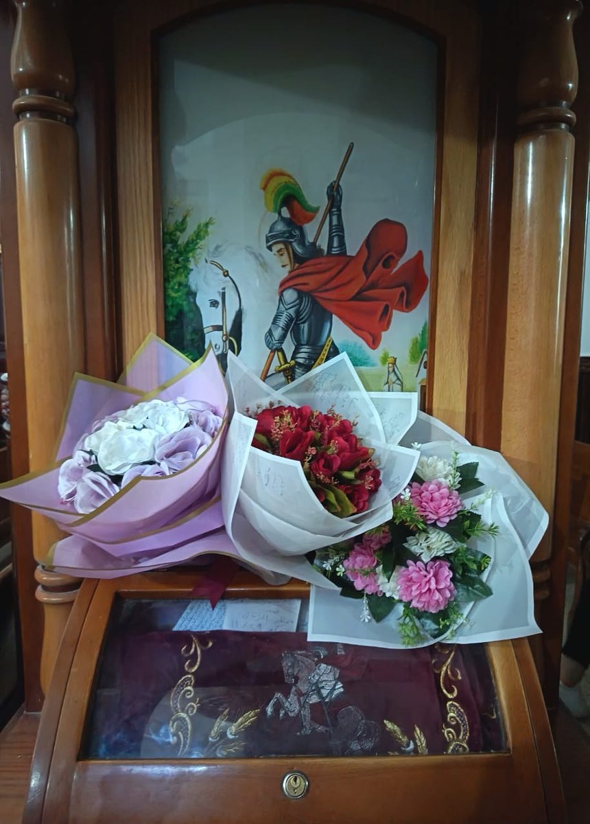 تمت المهمه ي حلوين 🤍🙏
ربنا يفرحكم جميعا بشفاعة مارجرجس يفرحنا بفرحة عيده ♥️🙏