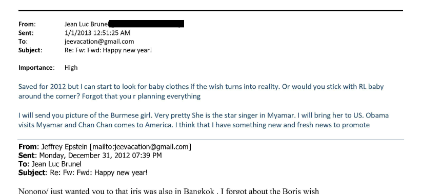 TVolscho's tweet image. How sex traffickers communicate with each other. JE and Jean Luc.