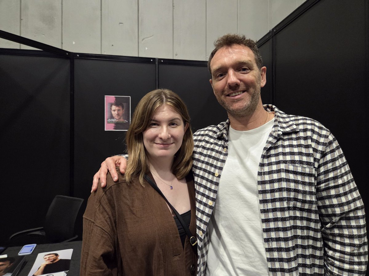 Laura_Press_Go's tweet photo. I had the pleasure to meet Mr @thisistommckay Mr @LukeDaleLive and Mr @samuelroukin today! All super nice, friendly, and provided insightful panels too! 💙 
#KingdomComeDeliverance2
#CallofDuty https://t.co/qzct2MswLv
