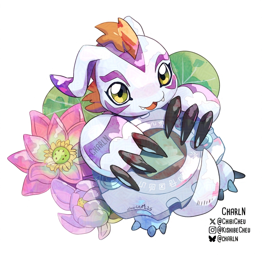 ChibiCheu's tweet image. Wow, I managed to finish one! I&apos;m so slow.
Enjoy for my Gomamon :)