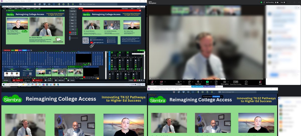 haven't used vMix in a while but wow it's easy to add Zoom sources to custom sets now. Before you needed NDI or a 2nd PC but now just each person shows up as an input with isolated A/V. super easy.