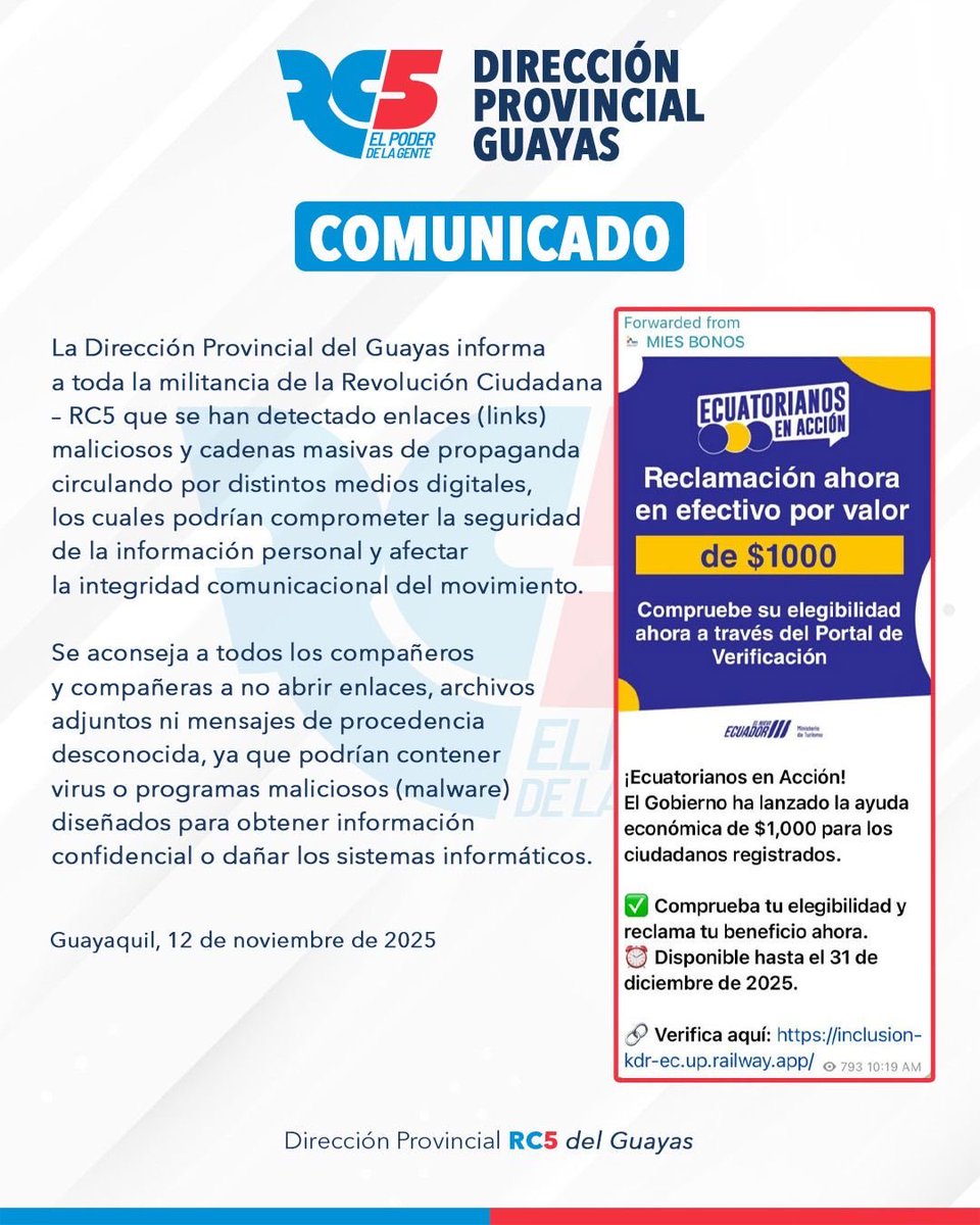 RC5 Guayas OFICIAL tweet media