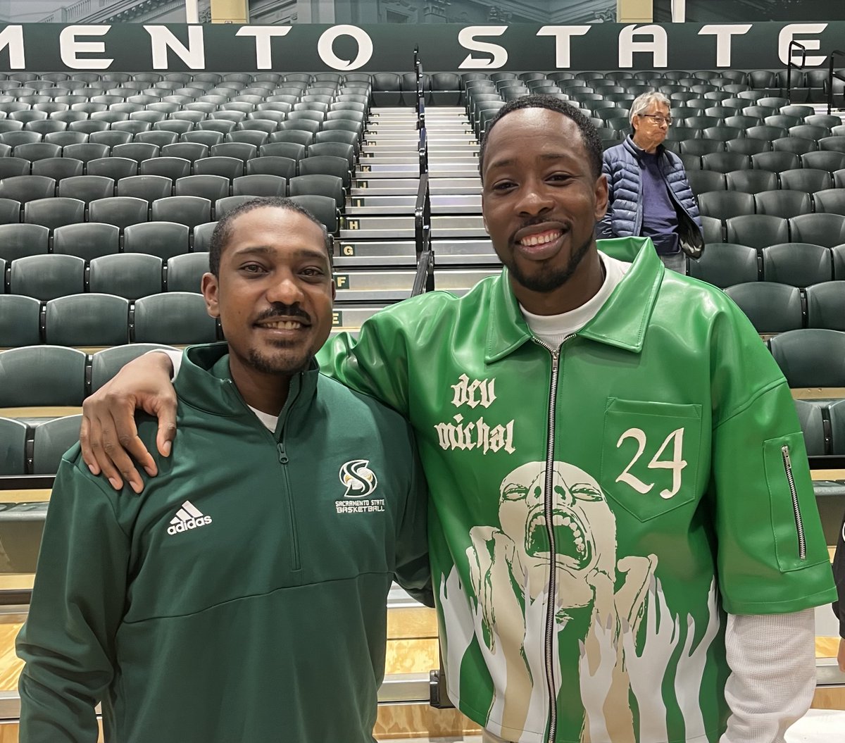 Legendary Hornets in The Pavilion last night for Sacramento State Hoops!
