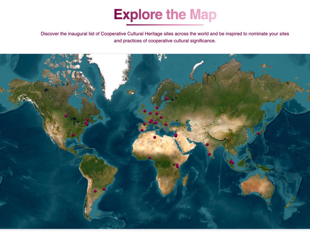 🌍 ICA launches the World Map of Cooperative Cultural Heritage with <a href="/sistemaOCB/">Sistema OCB</a> &amp; <a href="/mdncdc/">NCDC India</a> 🇮🇳 — featuring 31 sites from 25 countries!

Celebrate cooperation as our shared legacy 👉culturalheritage.coop