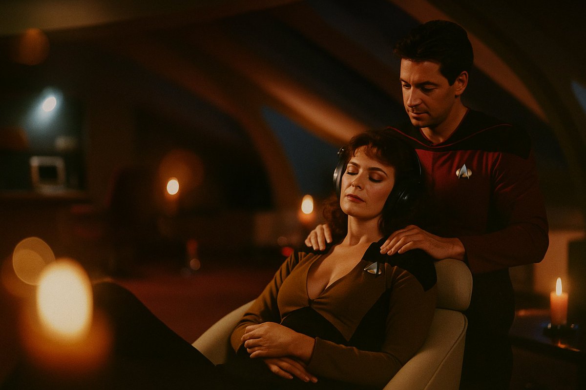 The comforting thought of the week being halfway through...

#AIphotography #StarTrek