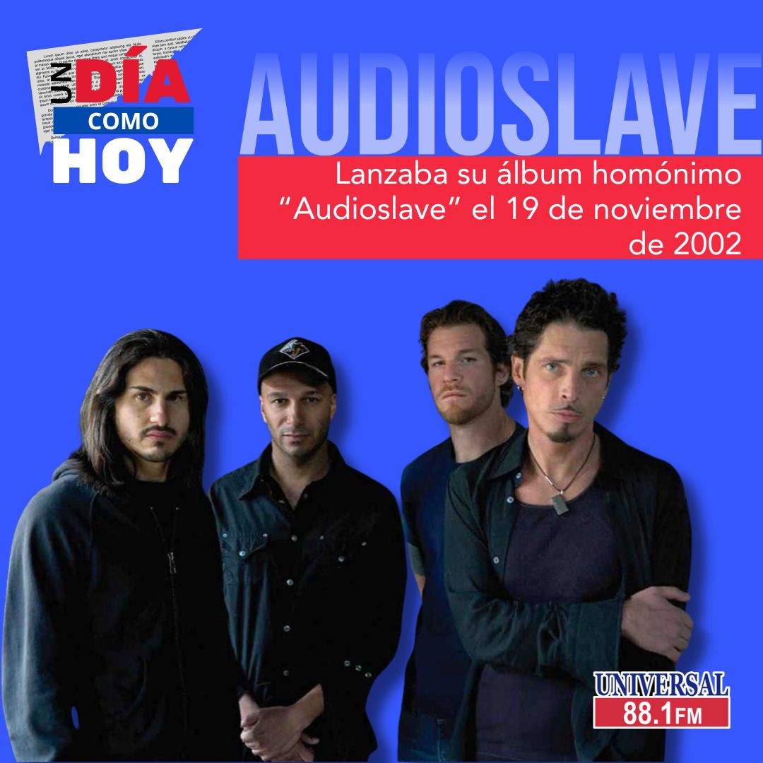 universal881fm's tweet image. #UnDiaComoHoy Audioslave lanzaba su álbum homónimo “Audioslave” el 19 de noviembre de 2002, marcando la unión explosiva entre Chris Cornell y los ex integrantes de Rage Against the Machine. ⚡🎸🎥
#Audioslave #LikeAStone #ChrisCornell #RockAlternativo