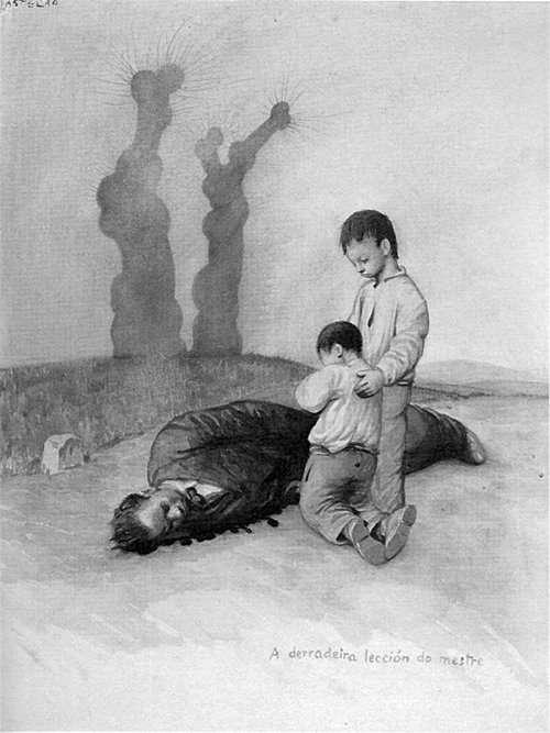 outsidersesp's tweet photo. Tortura y asesinato de un maestro republicano: «Le sacaron los ojos, le cortaron los testículos, se los metieron en la boca y le machacaron la cabeza”.

Arximiro  Rico, 32 años, maestro rural, moderado y activista de la educación,  asesinado por falangistas con la complicidad de un cura.

Arximiro  Rico Trabada era un maestro rural convencido de la importancia de  llevar la cultura y la educación al pueblo desde la escuela, aunque los  fascistas le tildaban de “rojo”. No era un hombre de izquierdas, era un  moderado liberal defensor de los valores republicanos y democráticos, un  gallego maestro de la República que, aunque daba clases en una escuela  lucense de Baleira, visitaba regularmente Montecubeiro, lugar de origen  de su madre.

Persona  culta, proveniente de una familia humilde, Arximiro era un activista de  la cultura y colaborador del pueblo. Además de su labor docente,  organizaba la Fiesta del árbol, fundó un coro, montó un grupo de teatro,  ayudaba a sanar a los animales, asesoraba a los vecinos a repoblar  árboles y fue el impulsor de una biblioteca itinerante. En definitiva,  un activista cultural volcado en ayudar a una población rural y aislada  en una zona con altos niveles de analfabetismo y atraso secular.

Era  creyente, pero quitó el crucifijo de las clases, porque, sin ser ateo,  creía en el laicismo. Era un maestro “total”, querido por el pueblo y  odiado por una minoría ultraconservadora, entre ellos, el cura. Sentía  interés por la política y protagonizó un mitin, el del 14 de abril de  1936 en conmemoración de la II República. Allí, festejando la República,  defendió con fuerza la cultura como elemento de desarrollo social.

Con  ese bagaje de bonhomía, amor a la educación y a la cultura popular  simbolizado en el servicio a la comunidad y en la intensa labor  educativa (daba clases desde el día a la noche formando desde  bachilleres a maestros por libre), se granjeó el odio de aquellos  personajes, poderes fácticos de la zona (curas, falangistas seguidores  del dictador nacido en El Ferrol y caciques rurales) en una Galicia en  la que no hubo combates bélicos durante la Guerra Civil, pero sí  existieron las viles delaciones, cobardes denuncias y vendettas que  terminaron segando la vida de personas buenas por el simple hecho de  tener los principios de Arximiro.

*La noche de su cruel y sádico asesinato

Y  así llegó su fatídico día. Fue una noche de octubre de 1937, cuando una  partida de falangistas llegó a su casa de San Bernabel, en Baleira,  comarca de A Fonsagrada y se lo llevaron atado a la montaña sin atender  las súplicas de su madre. El grupo de fascistas de camisa azul se detuvo  en una taberna del camino. Mientras bebían, dejaron a Arximiro atado en  la puerta con una argolla. Al salir, entre insultos propios de  bebedores y asesinos, lo patearon y vejaron ascendiendo, en una especie  de Calvario laico y siniestro, hasta la Serra da Ferradura a golpes, y  empujones. Lo humillaron hasta el punto de que sus sádicos represores se  colocaron sobre su lomo, como si de un burro se tratase, obligándole a  llevarlos a cuestas.

*Testículos cortados, ojos arrancados y cabeza destrozada

Una  vez llegado a lo alto de la montaña, en un lugar perversamente  destacado de Montecubeiro, por haber sido enclave de numerosas  ejecuciones sin juicio, y aún vivo Arximiro, los asesinos falangistas  iniciaron un ritual de tortura: Le cortaron los testículos antes de  morir y se los introdujeron en la boca. Luego le arrancaron los ojos.  Tras esta cruel y sádica acción le dispararon varias veces con una  escopeta de caza, como se comprobó al hallar su cadáver con la cabeza  totalmente destrozada. Fue torturado brutalmente y asesinado el 16 de  octubre de 1937, cuando contaba tan solo 32 años. Arximiro estaba  cursando estudios de Medicina para seguir curando a personas como hacía  habitualmente. He aquí la diferencia, unos sanaban personas, mientras  otros matan.

Justicia  divina o broma macabra, unos días después de su brutal asesinato, le  llegó una carta en la que se le indicaba que ya podía reintegrarse a su  plaza como maestro nacional (lo habían suspendido temporalmente, como a  tantos maestros republicanos).

*El cura y la enemistad con Arximiro

Aunque  Rico Taboada era un católico ferviente y practicante, tenía ciertas  enemistades con un clérigo de su tiempo que le acusó de haberles  enseñado a muchos niños a leer y a escribir hasta el punto de que  “cualquier mocoso -en palabras textuales del cura- puede hacer un  escrito y denunciar a su padre. Mejor sería que supiese rezar el  padrenuestro”.

*La lista de los 65 a aniquilar

Arximiro  fue víctima inocente del ciego y cruel fascismo. En octubre de 1937, en  la zona de montaña de esta parte de la provincia de Lugo, dos guardias  civiles fueron abatidos en un enfrentamiento con un grupo de huidos a  los montes para sobrevivir al hambre generalizada y otras calamidades  consecuencia de la guerra civil que se estaba librando en España. Como  escarmiento, los falangistas, con la colaboración de un cura de la zona,  confeccionaron una siniestra lista con 65 nombres que debían ser  aniquilados en breve. En esa lista, estaba Arximiro.

En  2003 se erigió en Montecubeiro un monolito de diez toneladas de peso en  recuerdo “de las 15 personas inocentes asesinadas por el fascismo”. La  piedra se halla de espaldas a la iglesia parroquial. Ahí figura,  esculpido con el material de la bondad y la piedra de las grandes  personas honradas y humanistas, el nombre de un maestro de la República,  un hombre culto, honrado, bueno e inteligente: Arximiro Rico Trabada.  Tenía 32 años.

(Texto original de Henrique Mariño para Público)