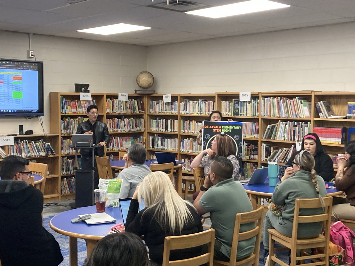 EaglesDe92337's tweet photo. Our STEM teacher, Mr. Velandia, is rolling out the plans for our DZ STEM Night on November 18th. 
We are excited and ready. See you there!@Midland_ISD https://t.co/AcRmdhYkUM