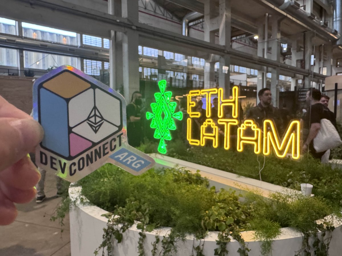 EFDevcon's tweet image. We went to Brazil to be part of @ethlatam 🇧🇷

Another great Ethereum event for the builders in Latin America!

Road to Devconnect is getting better and shorter, only 5 days remaining!

are you ready fren?