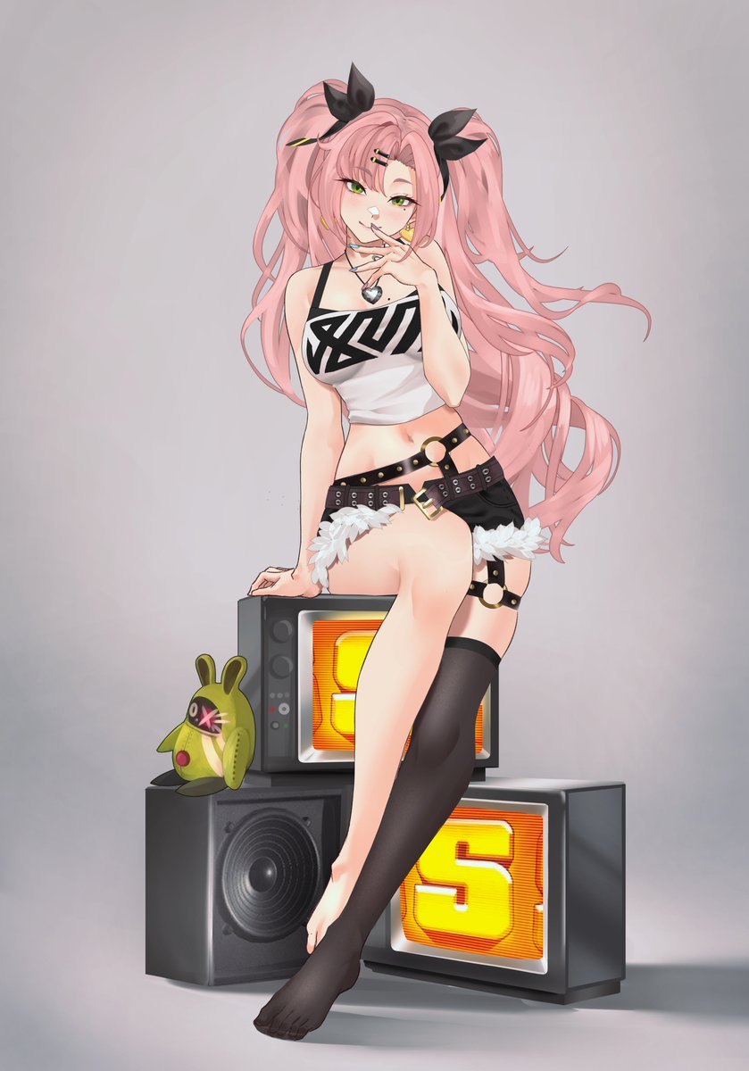 _meisaki_'s tweet image. a day late but reposting the birthday girl! 🎂💗
#ゼンゼロ #zzzero