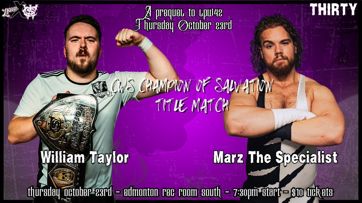 JUST ADDED

<a href="/LoveWrestlingCA/">Love Wrestling || Love Pro Wrestling</a> x <a href="/ClandestineSOC/">The Clandestine Wrestling Society</a> 30

Featuring

William Taylor v <a href="/MarzSpecialist/">Marz the Specialist</a> 
<a href="/heyosteven/">Steven Crowe</a> <a href="/GodsGiftMRB/">Michael Richard Blais</a> <a href="/CanadianGooseKS/">Canadian Goose Kyle Shaw</a> &amp; Jaxx Wylder v <a href="/SagerZoe/">✨𝓘𝓷𝓽𝓪𝓷𝓰𝓲𝓫𝓵𝓮✨ Zoë Sager</a> <a href="/TheThickness7/">The Thickness Reid Matthews</a> <a href="/NastyNXN/">Nate Nixon</a> <a href="/Moneymillztm/">Chad Millz</a> 
<a href="/T_Y_Jackson/">T.Y. Jackson</a> v Nick Shostastyk

Watch it now
independentwrestling.tv/player/aD4kVKE…