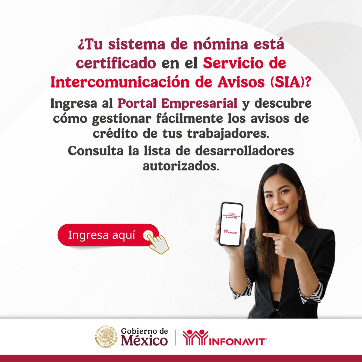 Para facilitar la gestión de los avisos de crédito de vivienda, el #Infonavit pone a disposición el Servicio de Intercomunicación de Avisos (#SIA) a través del Portal Empresarial.

🔗 Consulta aquí: bit.ly/43H32zO