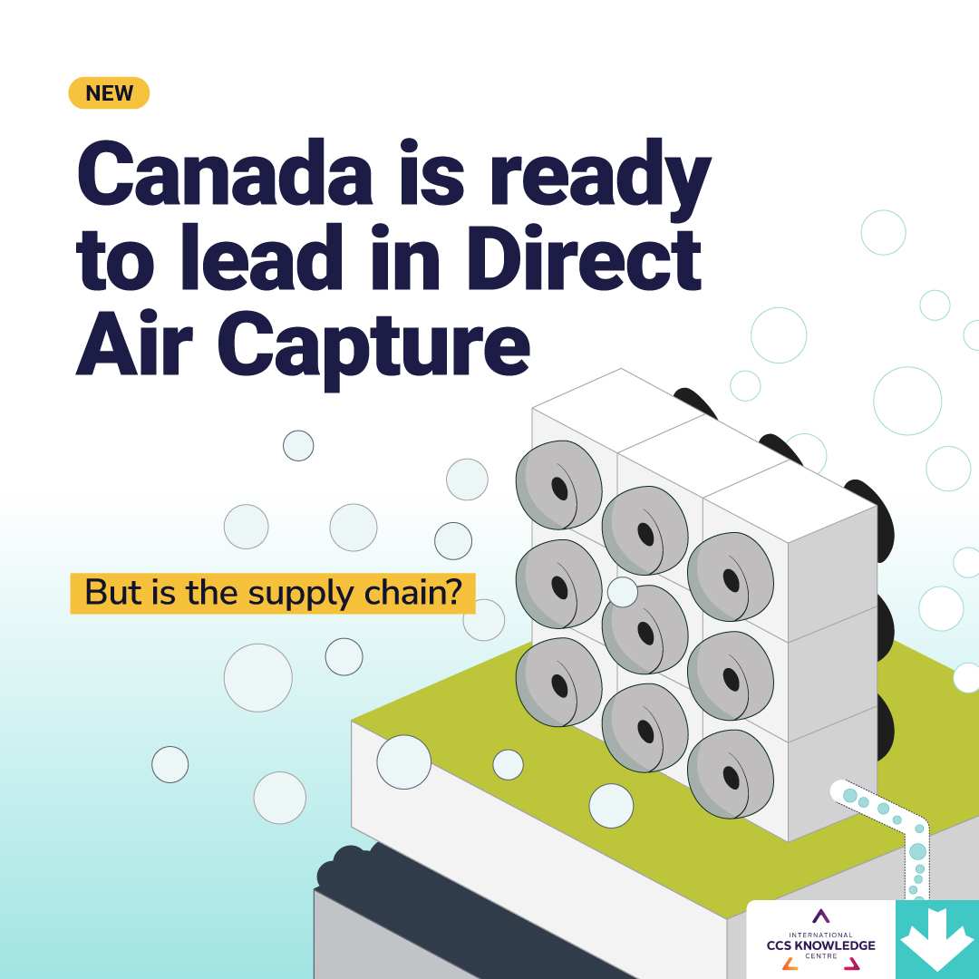 The world is scaling Direct Air Capture fast — and Canada has a real chance to lead.

Our new report with @CCSKnowledge looks at how ready Canada is to build the supply chains &amp; workforce to scale DAC — and what it’ll take to go from potential to impact.

tinyurl.com/5x43mp7b