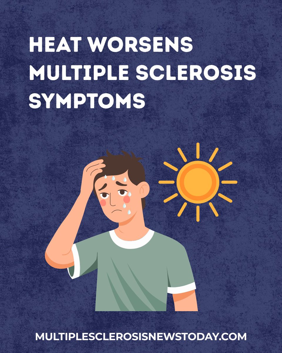 MSNewsToday's tweet image. Learn how heat affects MS symptoms and find relief tips: bit.ly/41JW5wO

#MSAwareness #ThisIsMS #MSSupport #MSCommunity #MSNewsToday #Bionews