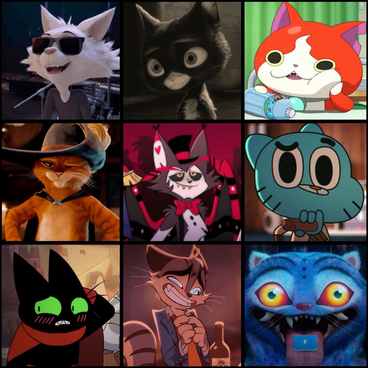 kerr_athan's tweet image. Who’s your favorite cat characters of all time? 🐱