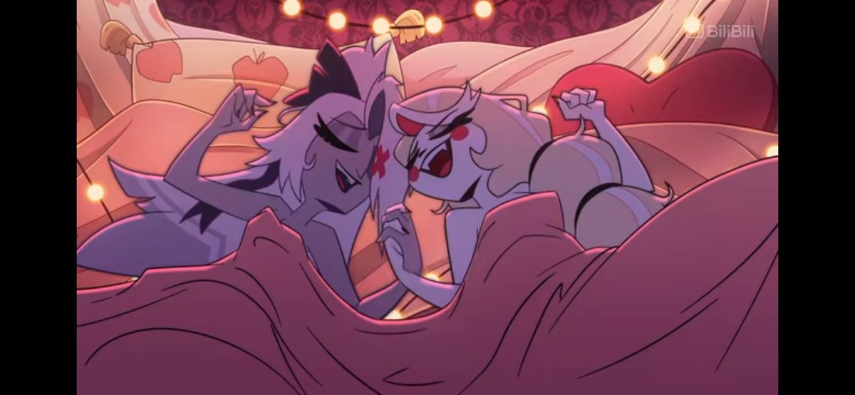 Ravenstar280's tweet photo. are they feeling fantastic... #CharlieMorningstar #chaggie #HazbinHotel https://t.co/H5qU1jgcE7