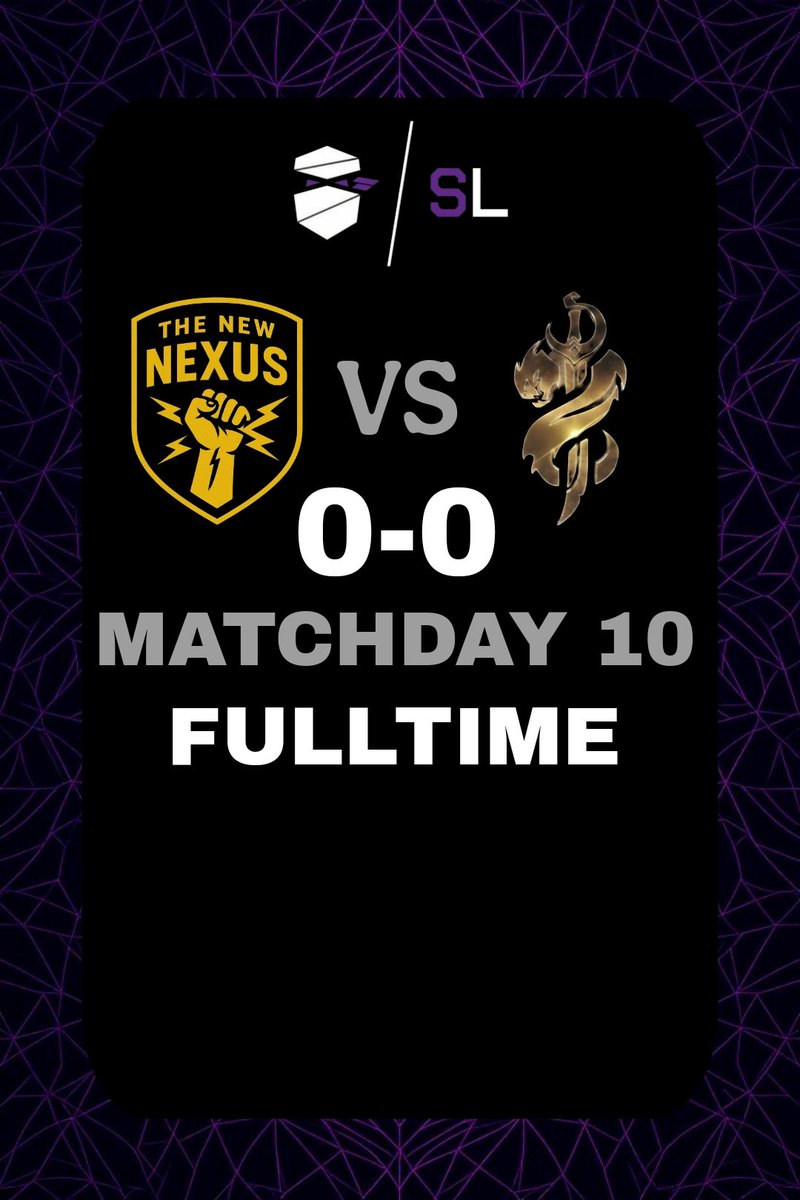 La partita di stasera finisce 0-0 tra tanti gol mangiati e parate incredibili del portiere avversario. Bella partita a tutti!

<a href="/ShadowLeagueFC/">Shadow League</a> 
#WeAreOne #JoinTheNexus