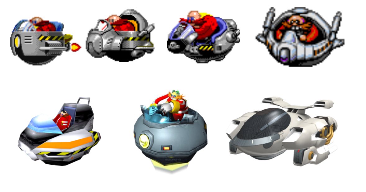 I understand why they stopped doing it but I really miss how almost every other game had a different version of the Eggmoblie