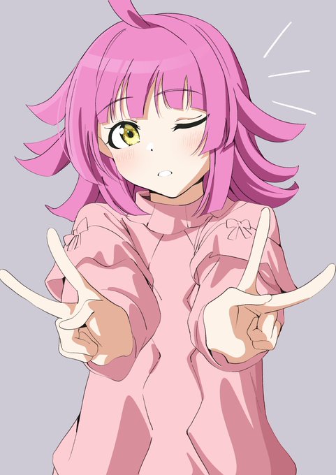 天王寺璃奈 「りなりー!? 」|らねむのイラスト