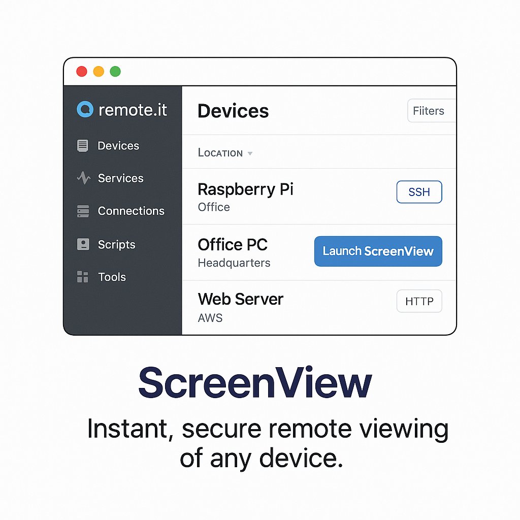 You don't need to install remove viewing client.
ScreenView is the best remote viewing solution because it provides instant, secure, portless access to any device with no VPNs, open ports, or complex setup required. All from your browser.