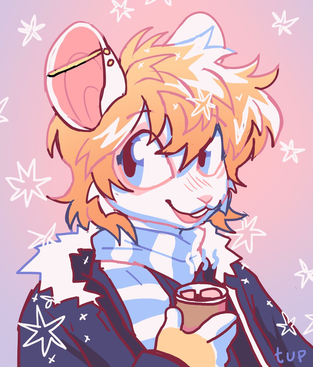 tuplepaw's tweet image. first hot chocolate of the cold seasons! 🐭