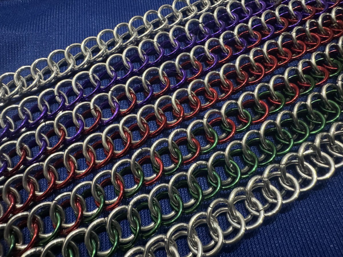 Over the next few weeks leading up to Christmas we will be attending an assortment of smaller holiday craft fairs and shows , 

With small shows we try to prioritize showcasing our local hand made product such as chainmail jewelry