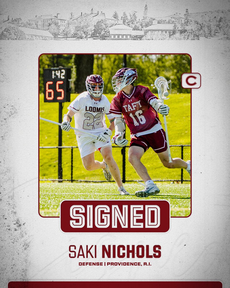 ColgateMLax's tweet image. 𝑺𝒊𝒈𝒏𝒆𝒅 ✍️

Next up in our class of 2030’s, we have Saki Nichols!

Saki is a defender from Providence, R.I. 

Welcome to Colgate!

#GoGate