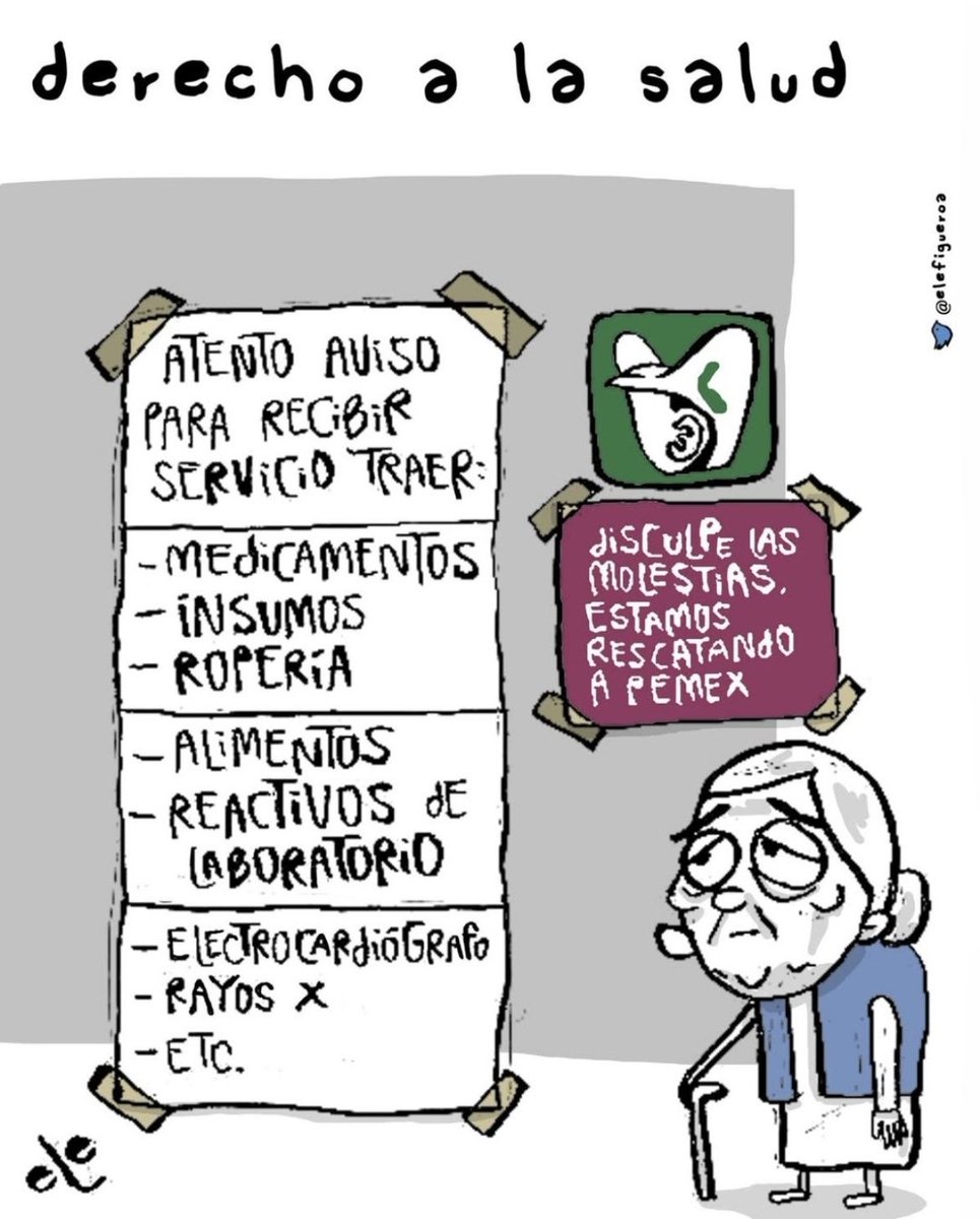 Así está nuestro eterno viaje a Dinamarca, el trayecto más largo del siglo,  según la monera ⁦@elefigueroa⁩, que debe ser, sin duda, una adversaria de  la 4T.