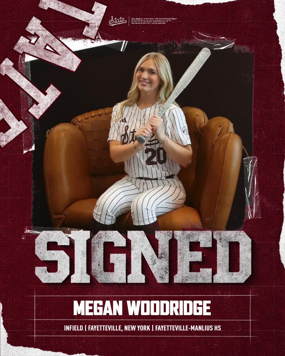 HailStateSB's tweet image. Please welcome a 2025 PGF All-American and 2024 PGF Futures All-American, @meganwoodridge! 

📝 hailst.at/4rbAGIi

#HailState