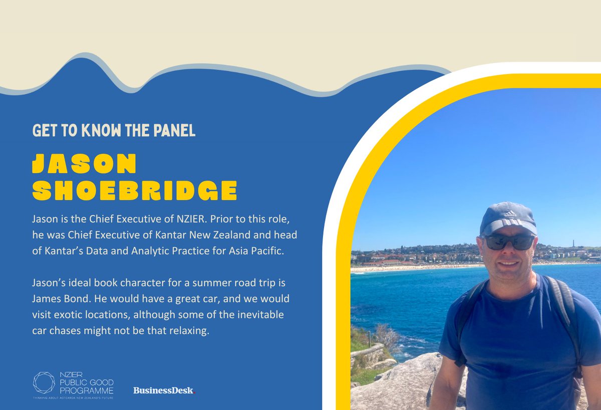 Meet another of our 2025 Summer Reading List panellists: Jason Shoebridge, Chief Executive of NZIER. Fantastic to have you on the Panel, Jason! 

See what Jason has picked for this year’s list – register here:  ap1.hubs.ly/y0nRJm0