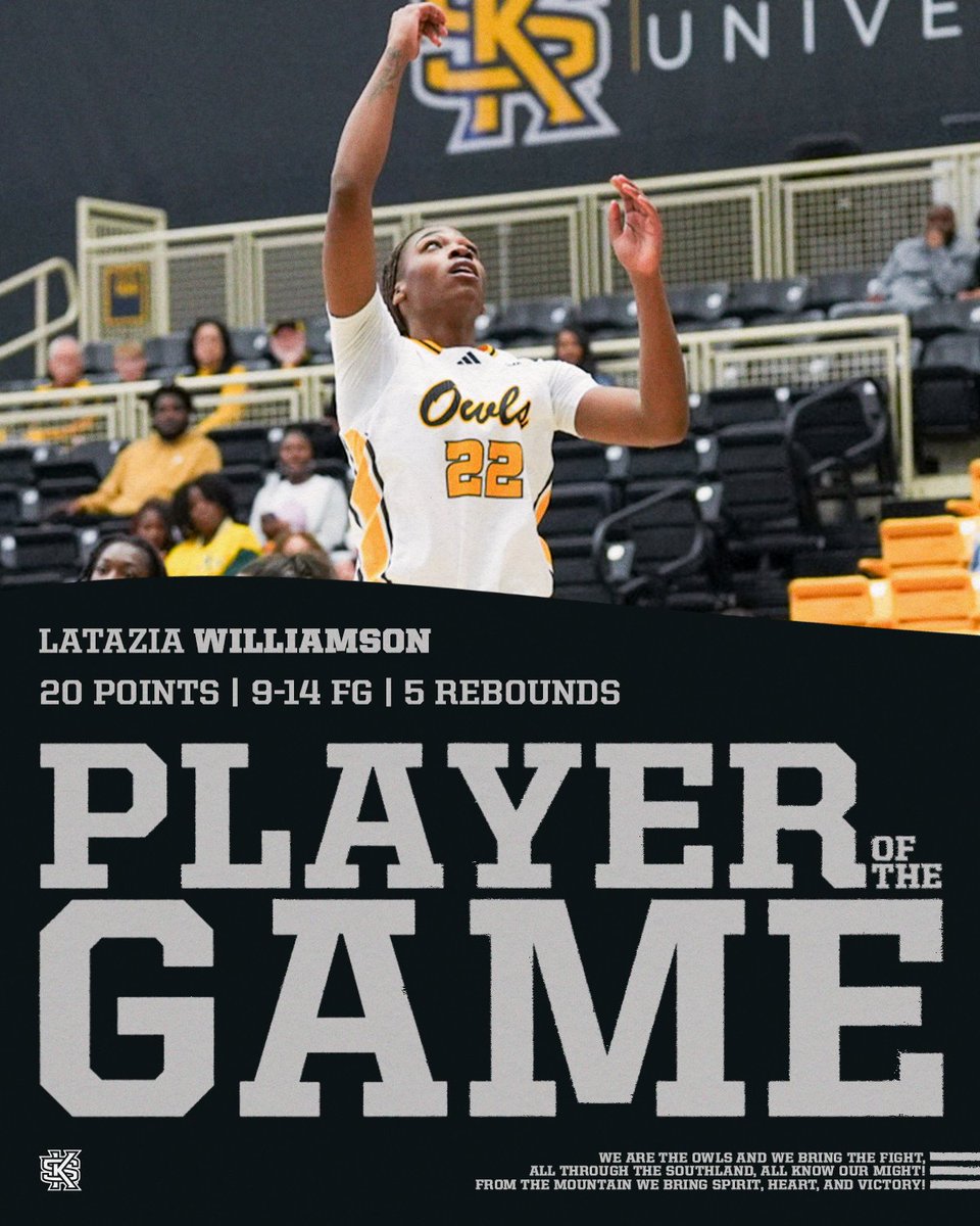 Kennesaw State WBB tweet media