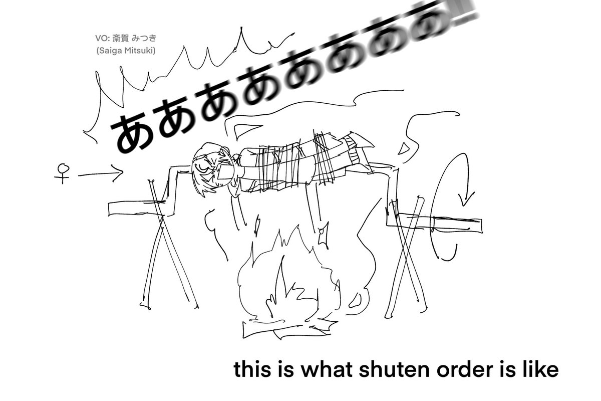 WolvZephyr's tweet image. Sketches I did while on a plane #ShutenFanart