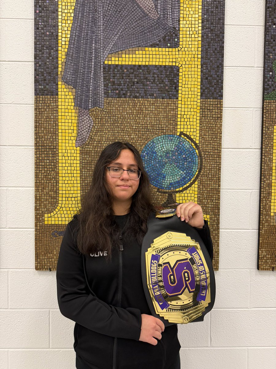 Our student of the week for November 10 is Amy Ledezma! Amy was nominated by our library media specialist for being an outstanding leader! Way to go, Amy!! <a href="/SmyrnaBulldog/">Smyrna Bulldog</a> #OnlyOneSHS