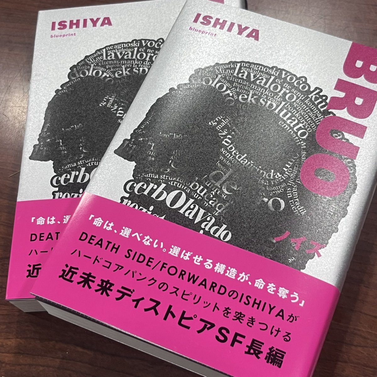 ISHIYA / Bruo -ノイズ- (book) Blueprint  digdig086.com/product/13900

DEATH SIDE/FORWARDのISHIYA氏による初小説!
ハードコアパンクのスピリッツを突きつける!!
近未来ディストピアSF長編!

ハードコアパンク✕近未来SFの衝撃!

入荷しました！