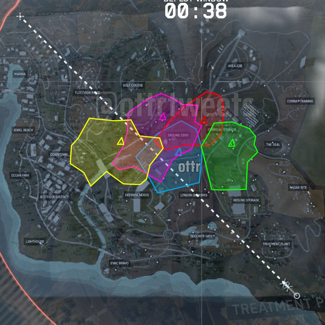 Battlefield RedSec Zipline Tower ranges visualized