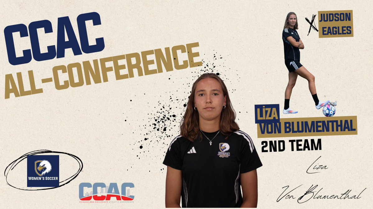 judsoneagles's tweet photo. Congrats to our CCAC All-Conference Representatives for Women's Soccer. #SoarEagles https://t.co/KYNNDovpAn