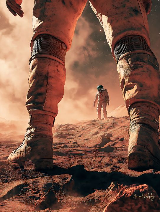 __neural__'s tweet image. Art of the Day! &quot;Standoff&quot;. Buy at: ArtPal.com/neural-artistr…