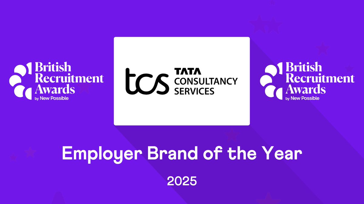 Achieving top spot in the ‘Employer Brand of the Year’ category is <a href="/TCS_UKI/">Tata Consultancy Services - UK and Ireland</a>, congrats!

#Recruitment #Awards #HR