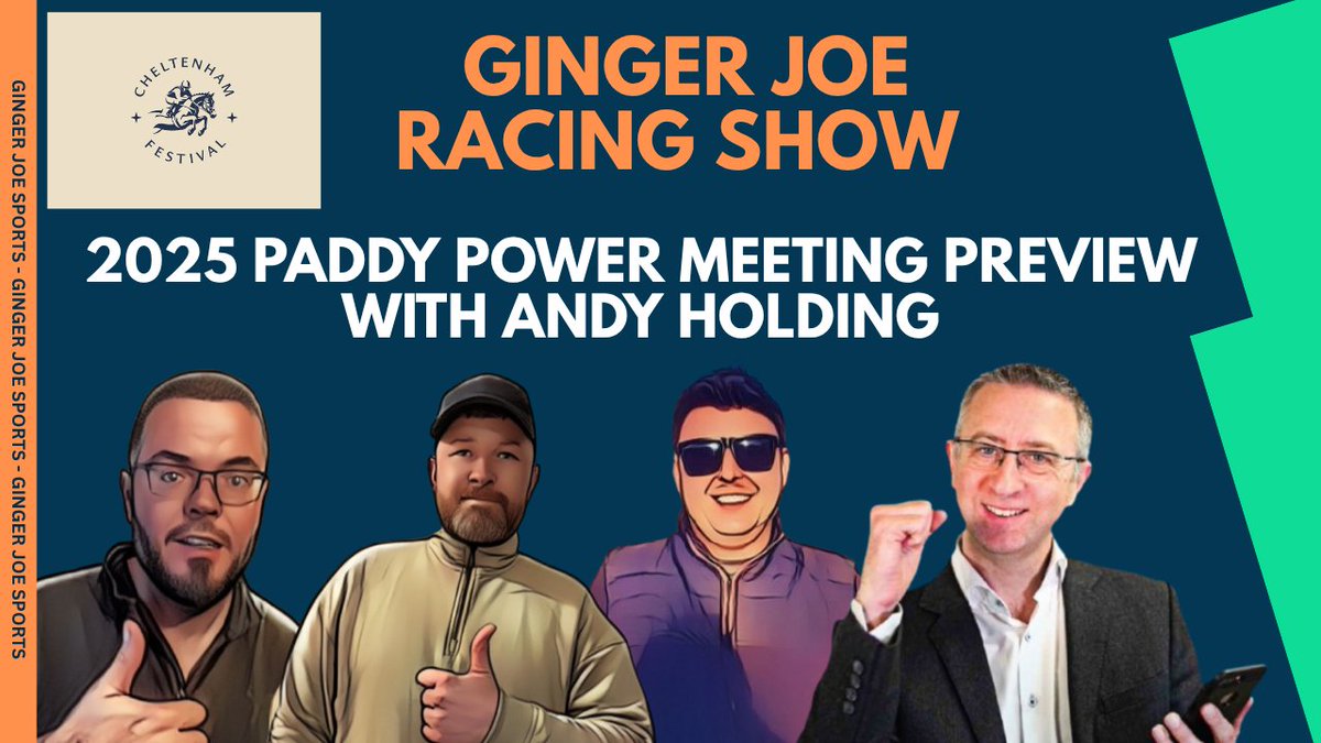 📺2025 Cheltenham November Meeting ft. Andy Holding

🎙️<a href="/jaime_wrenn/">Jaime Wrenn</a> <a href="/AntepostValue/">Liam Firkin</a> <a href="/holding_andy/">Andy Holding</a> 

✅Paddy Power Chase Preview
✅Greatwood Hurdle Preview
✅Combined Group Lucky 15
🤯A Full-House NAP Selection!

🔗youtube.com/watch?v=zKsjG9…