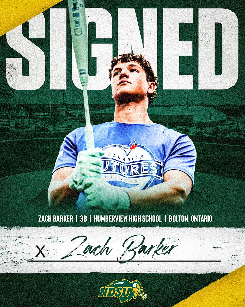 𝓢𝓲𝓰𝓷𝓮𝓭! 🖊️

Welcome to the Bison family, Zach!