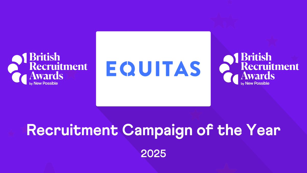 Emerging triumphant in the ‘Recruitment Campaign of the Year’ category is <a href="/Equitas15/">Equitas</a>, congrats!

#Recruitment #Awards #HR