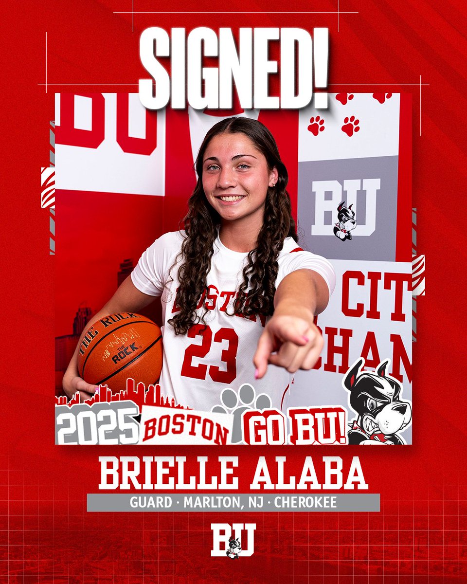 TerrierWBB's tweet photo. She's officially a Terrier 🐾 Welcome to BU, Brielle Alaba! #GoBU https://t.co/sKujQMEntQ