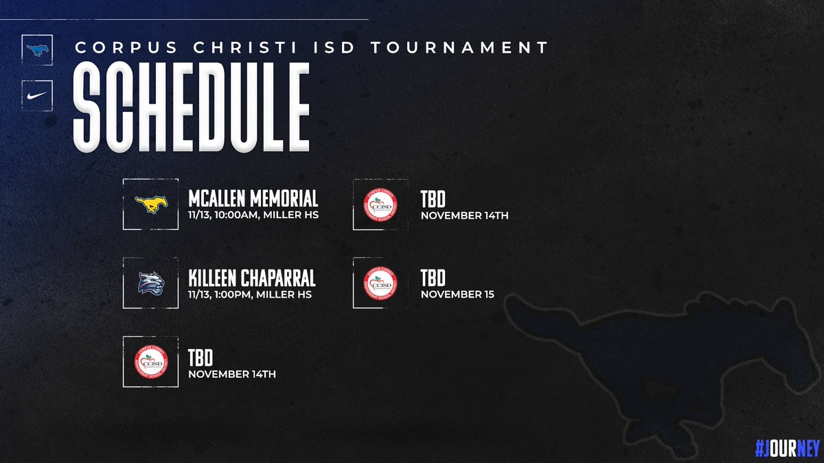 Mustangs are beach bound! Corpus Christi ISD tournament kicks off tomorrow morning at 10:00am against McAllen Memorial. 

<a href="/FwoodAthletics/">Friendswood Athletics</a> <a href="/TXHSGBB/">#TXHSGBB—TXHSGBB.com</a>
