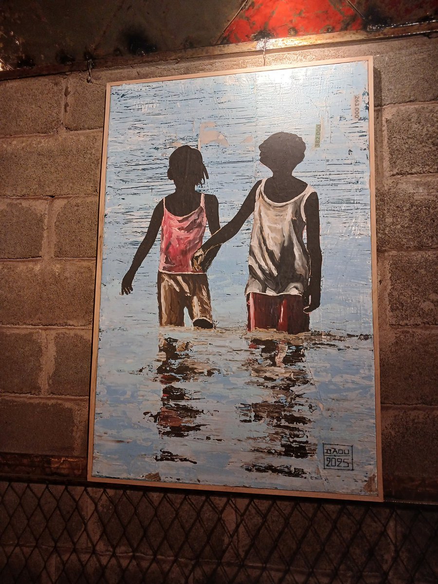 Exposition  Daouda Traore au bla bla, l'art contre la crise !