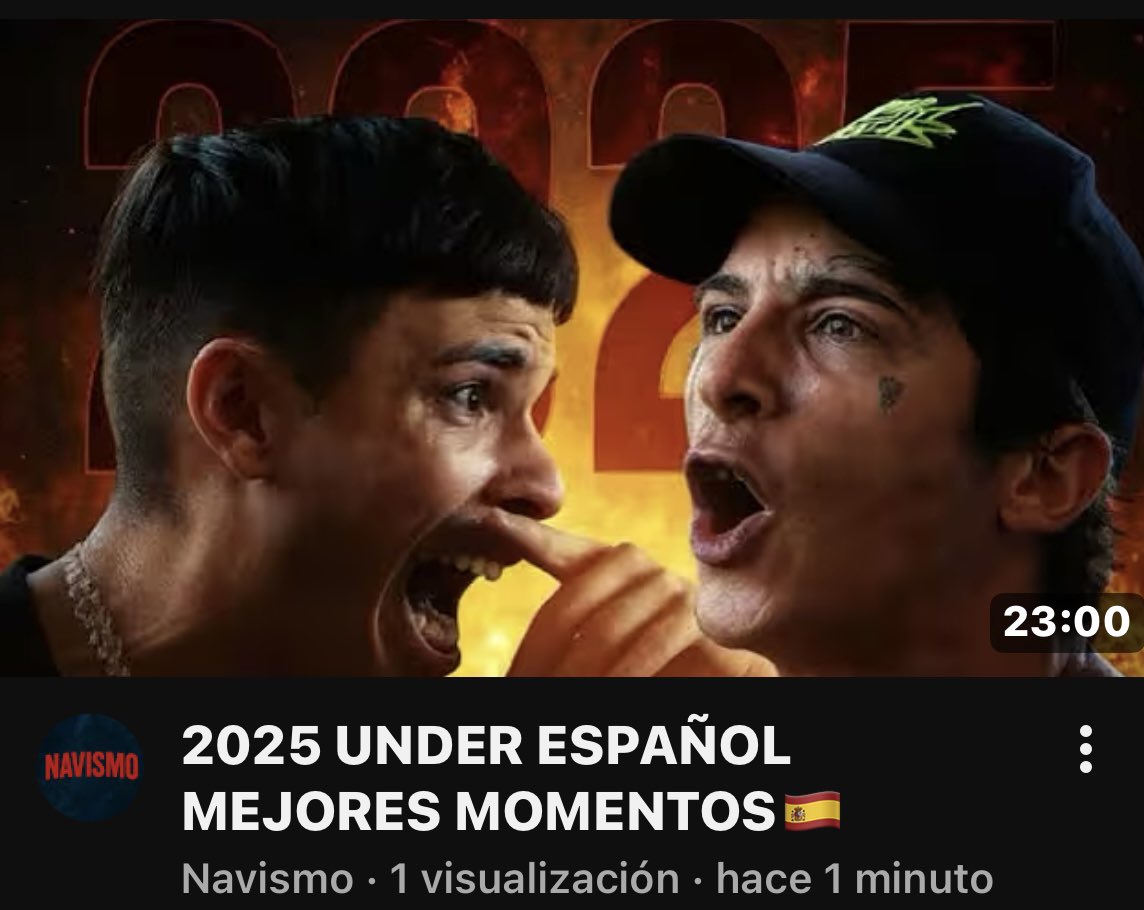 Ya está en YouTube el recopilatorio 2025🇪🇸‼️

youtu.be/yEmgBMlTZxo?si…