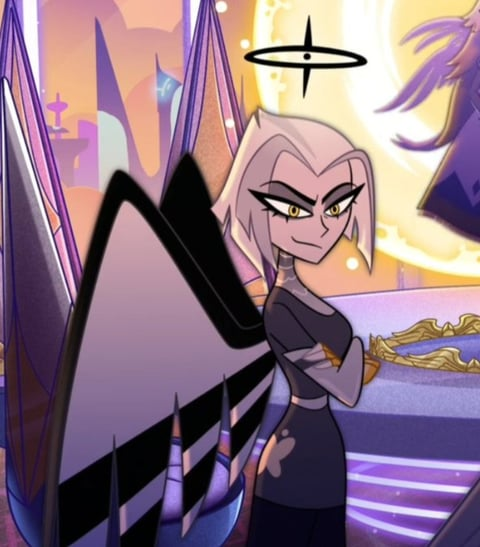 the most beautiful in the series, the queen #HazbinHotelLute #lute