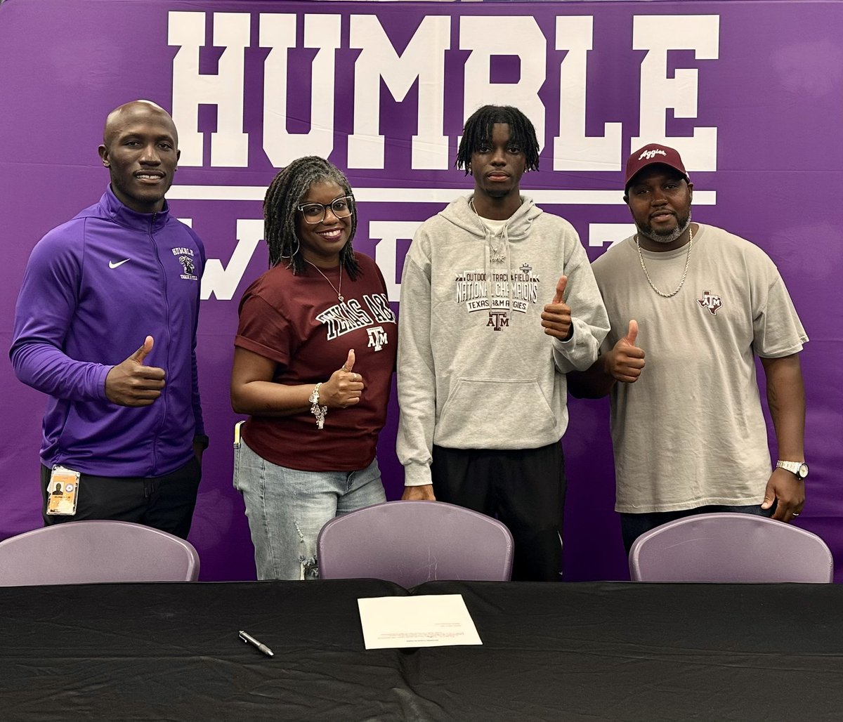 Congratulations <a href="/CTubbs2026/">Charvis Tubbs2026</a> on your commitment to run track at Texas A&amp;M University! <a href="/Humble_BoysTF/">Humble Boys T&F</a>