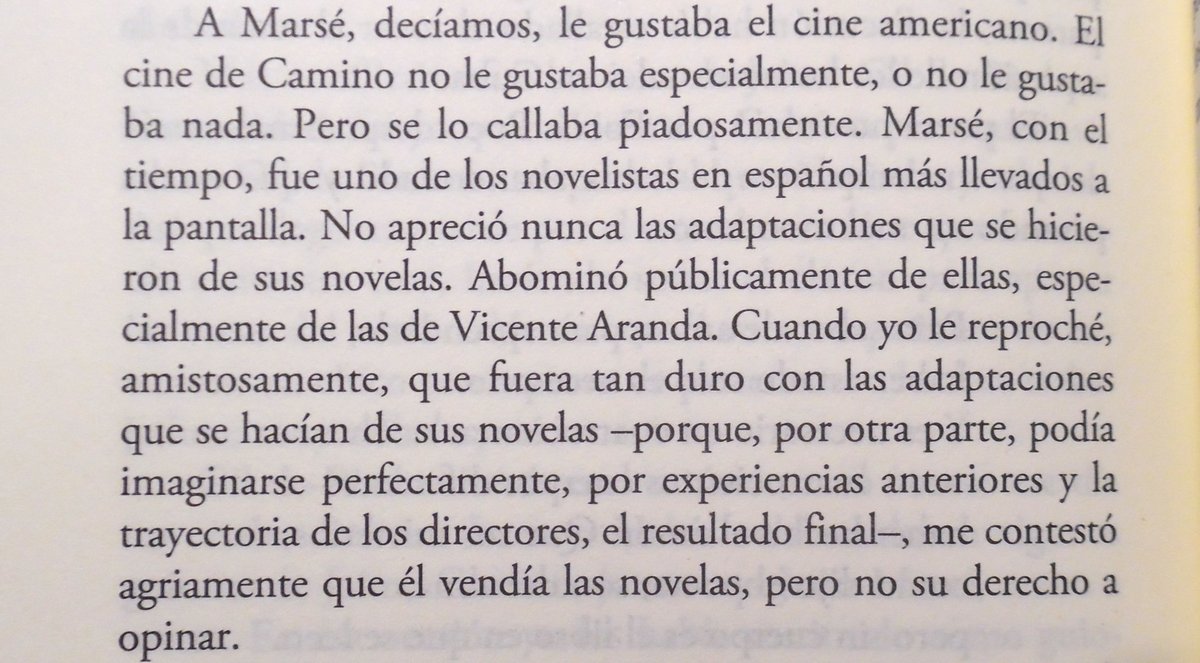El director de cine Manuel Gutiérrez Aragón todocoleccion.net/cine-revistas/… explica en sus memorias todocoleccion.net/libros-segunda… la incomodidad de Juan Marsé todocoleccion.net/libros-segunda… con el cine y sus novelas.